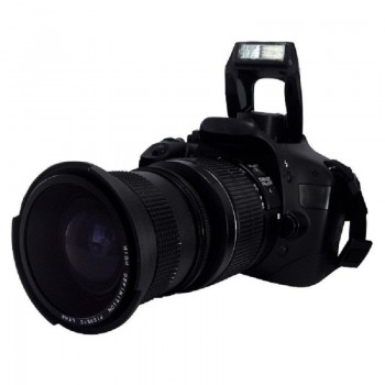 Lightdow 0.35x 58mm Super Fisheye Wide Angle Lens+Macro lens for 58mm Canon 70D 60D 7D 6D 700D 650D 600D 550D 1100D 18-55mm Lens