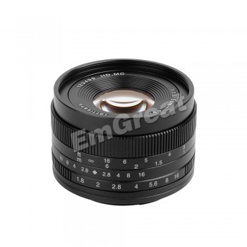 7artisans 50mm F1.8 Large Aperture Manual Focus Prime Cameras Lens for Sony E-mount Micro 4/3 Fuji FX A6500 A6300 A7 X-A2 E-PL2