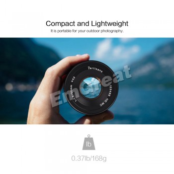 7artisans 50mm F1.8 Large Aperture Manual Focus Prime Cameras Lens for Sony E-mount Micro 4/3 Fuji FX A6500 A6300 A7 X-A2 E-PL2