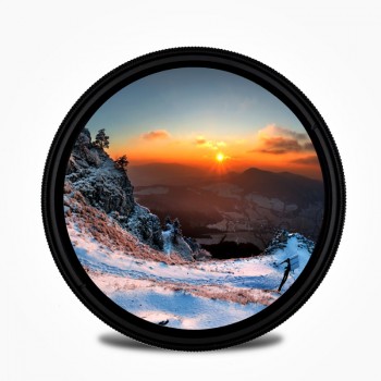 Travor Camera Filter Adjustable Variable ND Filter Adjustable ND2 To ND400 For Canon Nikon Camera (49 52 55 58 62 67 72 77)MM