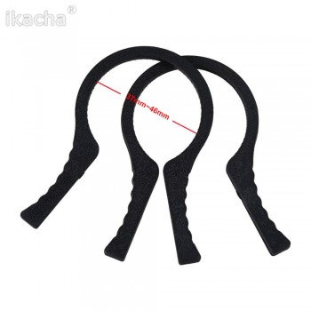 1 Pair Plastic Camera Lens Filter Wrench Removal Tool for 37-46mm 49-58mm 62-77mm 82-95mm Sizes Black Photo Studio Accessories