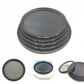 CPL Circular Polarizer Camera filter for Canon Nikon DSLR Camera lens 52mm/55/58/62/67/72/77/82mm
