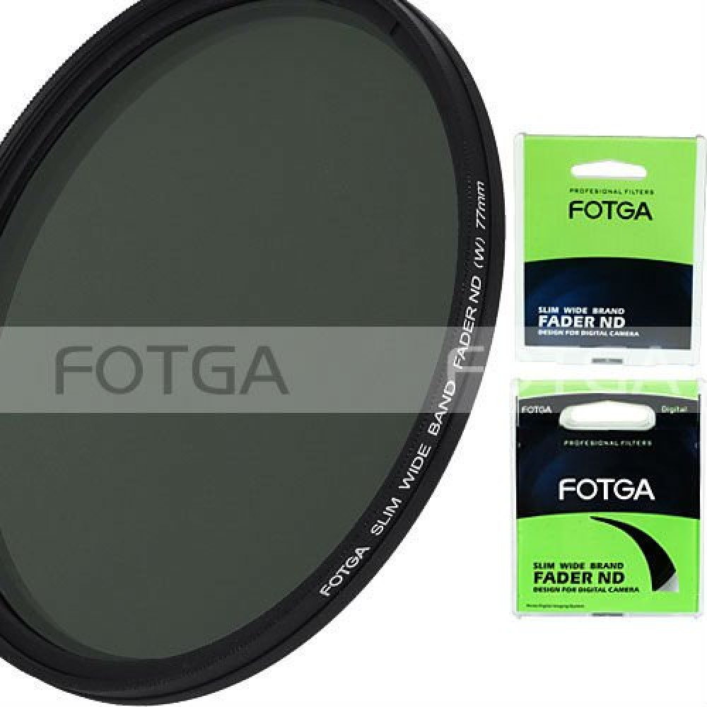 FOTGA Slim Fader Variable Adjustable Variable ND filter ND2 to ND400 43~86mm 52 58 67 72 77 mm