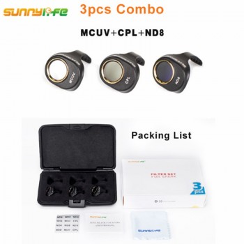 3/4/6pcs/set DJI Spark Multi-Layer Coating Film MCUV/CPL/ND4 ND8 ND16 ND32 Filter Lens HD Clear Waterproof Camera Lens Protector