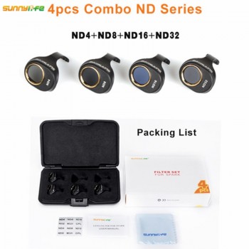 3/4/6pcs/set DJI Spark Multi-Layer Coating Film MCUV/CPL/ND4 ND8 ND16 ND32 Filter Lens HD Clear Waterproof Camera Lens Protector