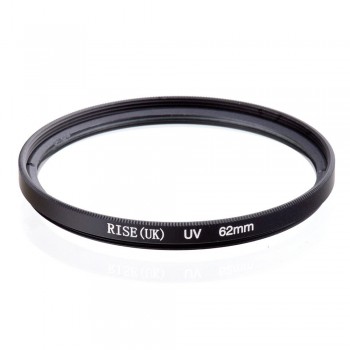 RISE(UK) 62mm UV Ultra-Violet Filter Lens protector Haze For Pentax Nikon Canon Sony free shipping