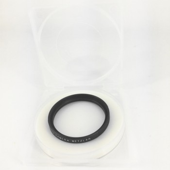 Leitz UVa II UV Filter Lens Protector for Leica Camera TL2 Q D-Lux UV-A Black Silver E39 E43 E46 E49 E52 E55 E60 E62 39 43 46 mm