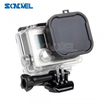 4pcs/lot Lens Filter Diving Filters for Gopro HERO action Camera Housing Case Underwater Len Converter for GoPro acessorios 4 3+