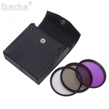 ikacha 49mm 58mm 67mm 55mm UV Filter 52mm FLD CPL Lens Set Lens Hood for Canon eos 600d Sony for Nikon d7100 5200 d5300 d3300