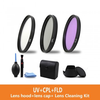 49 52 55 58 62 67 72 77 MM Macro Close-up Filter +1+2+4+10 Set+ UV CPL FLD +ND2 4 8 Camera Lens Filter+Hood for Canon Nikon Sony