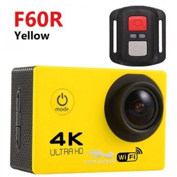 F60 F60R 4K Wifi Action Camera 16MP 170D Wide Angle Sport DV 30M Go Waterproof Pro Extreme Sports Video Bike Helmet Cam Mini DVR