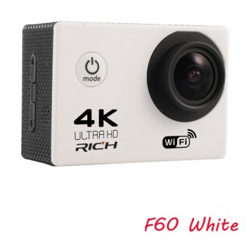 Action Camera F60 F60R Remote Control 4K 1080P/60fps WiFi 2.0 LCD 170D lens Helmet Waterproof 30M Extreme Sport Camera