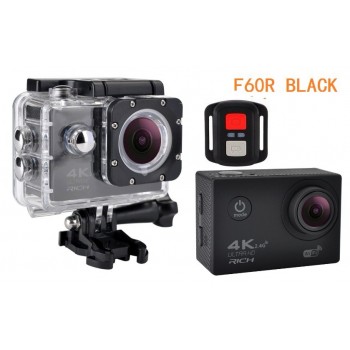 Action Camera F60 F60R Remote Control 4K 1080P/60fps WiFi 2.0 LCD 170D lens Helmet Waterproof 30M Extreme Sport Camera