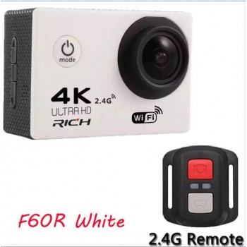 Action Camera F60 F60R Remote Control 4K 1080P/60fps WiFi 2.0 LCD 170D lens Helmet Waterproof 30M Extreme Sport Camera