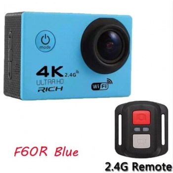 Action Camera F60 F60R Remote Control 4K 1080P/60fps WiFi 2.0 LCD 170D lens Helmet Waterproof 30M Extreme Sport Camera