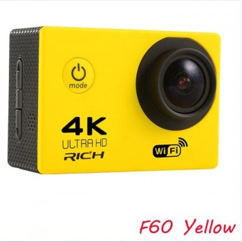 Action Camera F60 F60R Remote Control 4K 1080P/60fps WiFi 2.0 LCD 170D lens Helmet Waterproof 30M Extreme Sport Camera