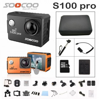SOOCOO S100PRO Action Camera Ultra HD 4K Touch Screen WiFi GPS gyrometer Image Stabilization Go Waterproof pro Camera
