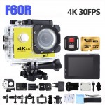 F60R 170 Degree Wide Angle Wifi Camera 16MP 1080P HD Sports Video Camera 4K Ultra HD Action Camera Waterproof DVR Car Camcorder