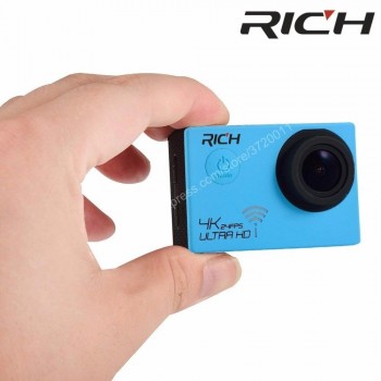 Original Sport Camera gopro hero4 style NT96660 4K 3840*2160P 24FPS Wifi 16MP remote control 170D Lens Waterproof Sports Camera