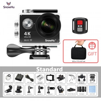 SnowHu Action camera H10R Ultra HD 4K / 25fps WiFi 2.0 170D underwater waterproof Helmet Cam camera Sport cam H10R