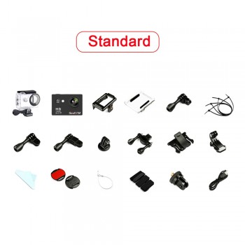 GEEKAM Waterproof WIFI N9 Sports Camera Travel Kit Action DV 1080P Full HD 2 inch Screen High Quality Cam Set for smartphone