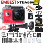 EMBEST EM61 / EM61R Ultra HD 4K 24fps Sports Action Camera Waterproof With WiFi Remote Control Built in Gyro Night Vision