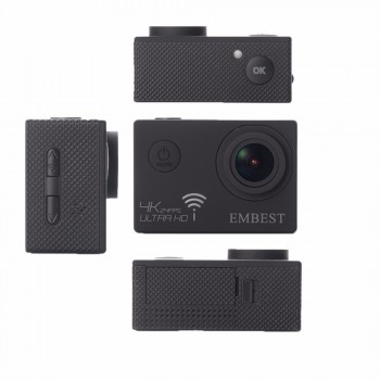 EMBEST EM61 / EM61R Ultra HD 4K 24fps Sports Action Camera Waterproof With WiFi Remote Control Built in Gyro Night Vision
