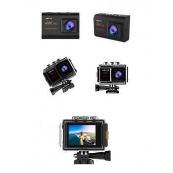 Mstar N800-R HD 4k 2.4G Remote Wifi 170 degree wide angle Compatible external microphone waterproof 30M Sport Action camera