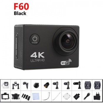 4K WIFI Sports Action Camera With Remote Control Ultra HD go Waterproof Underwater pro 30M Camcorder 16MP 170 Degree Wide Angle