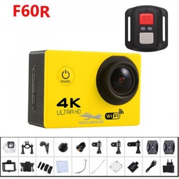 4K WIFI Sports Action Camera With Remote Control Ultra HD go Waterproof Underwater pro 30M Camcorder 16MP 170 Degree Wide Angle