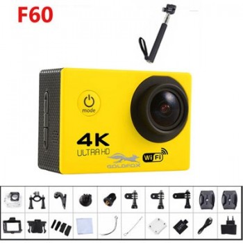 4K WIFI Sports Action Camera With Remote Control Ultra HD go Waterproof Underwater pro 30M Camcorder 16MP 170 Degree Wide Angle