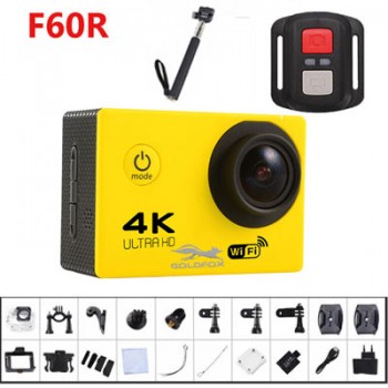 4K WIFI Sports Action Camera With Remote Control Ultra HD go Waterproof Underwater pro 30M Camcorder 16MP 170 Degree Wide Angle