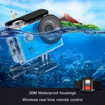 GEEKAM H9R Ultra HD 4k Action Camera Deportiva Cam Accessories 30M Waterproof House Mount Wifi 170 Wide Angle Mini Sport Camera
