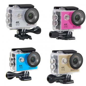 GEEKAM H9R Ultra HD 4k Action Camera Deportiva Cam Accessories 30M Waterproof House Mount Wifi 170 Wide Angle Mini Sport Camera
