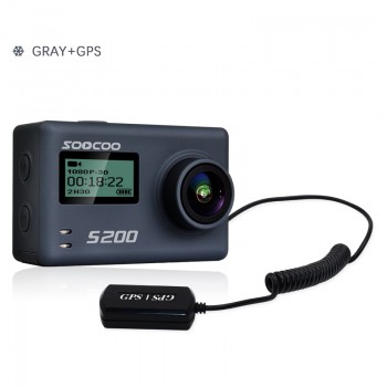 Soocoo S200 action camera 4k sport with case GPS microphone remote control touch screen action cam action camera mount