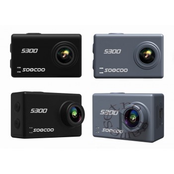 SOOCOO S300 Action Camera 2.35 touch lcd Hi3559V100 + IMX377 4K 30fps 1080P 120fps EIS Wifi 12MP remote external mic GPS camera
