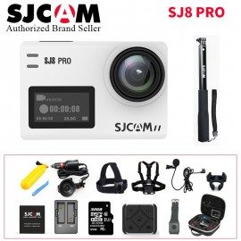 SJCAM SJ8 Pro Action Camera 1296P 4K 30fps / 60fps Sports DV Remote Control Helmet Camera More Accessories (Full Set Box)