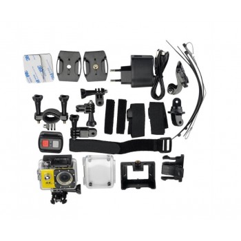 HD Action Camera wifi for go pro hero 4 Extreme Sports cam Video 1080P 30m Waterproof sports camrea Extra head strap+bag+Monopod