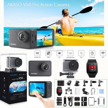 Original Akaso V50 Pro Ultra HD 4K 20MP WiFi Action Kamera mit Eis Touch Screen action sport underwater video camera
