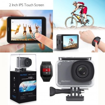 Original Akaso V50 Pro Ultra HD 4K 20MP WiFi Action Kamera mit Eis Touch Screen action sport underwater video camera