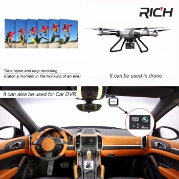 hot selling S200DR 4K Action Camera 2.0 Double LCD Display 16MP Sports WiFi Camera 30M Waterproof 170 angle HDMI sport camera