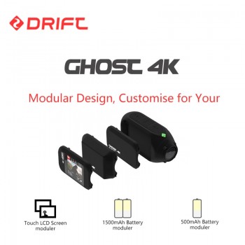 Drift Ghost 4K Motorcycle Version Action Camera Ambarella Sports Mini Camera ARM 12MP CMOS EIS Rotary Lens WiFi Live Streaming