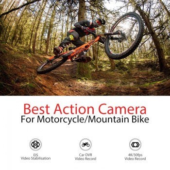 Drift Ghost 4K Motorcycle Version Action Camera Ambarella Sports Mini Camera ARM 12MP CMOS EIS Rotary Lens WiFi Live Streaming