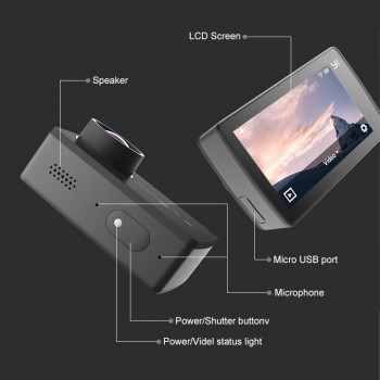 International Xiaomi YI 4K Action Camera 2 CMOS EIS LDC Ambarella A9SE Sports Camera 155 Degree 2.19 12.0MP