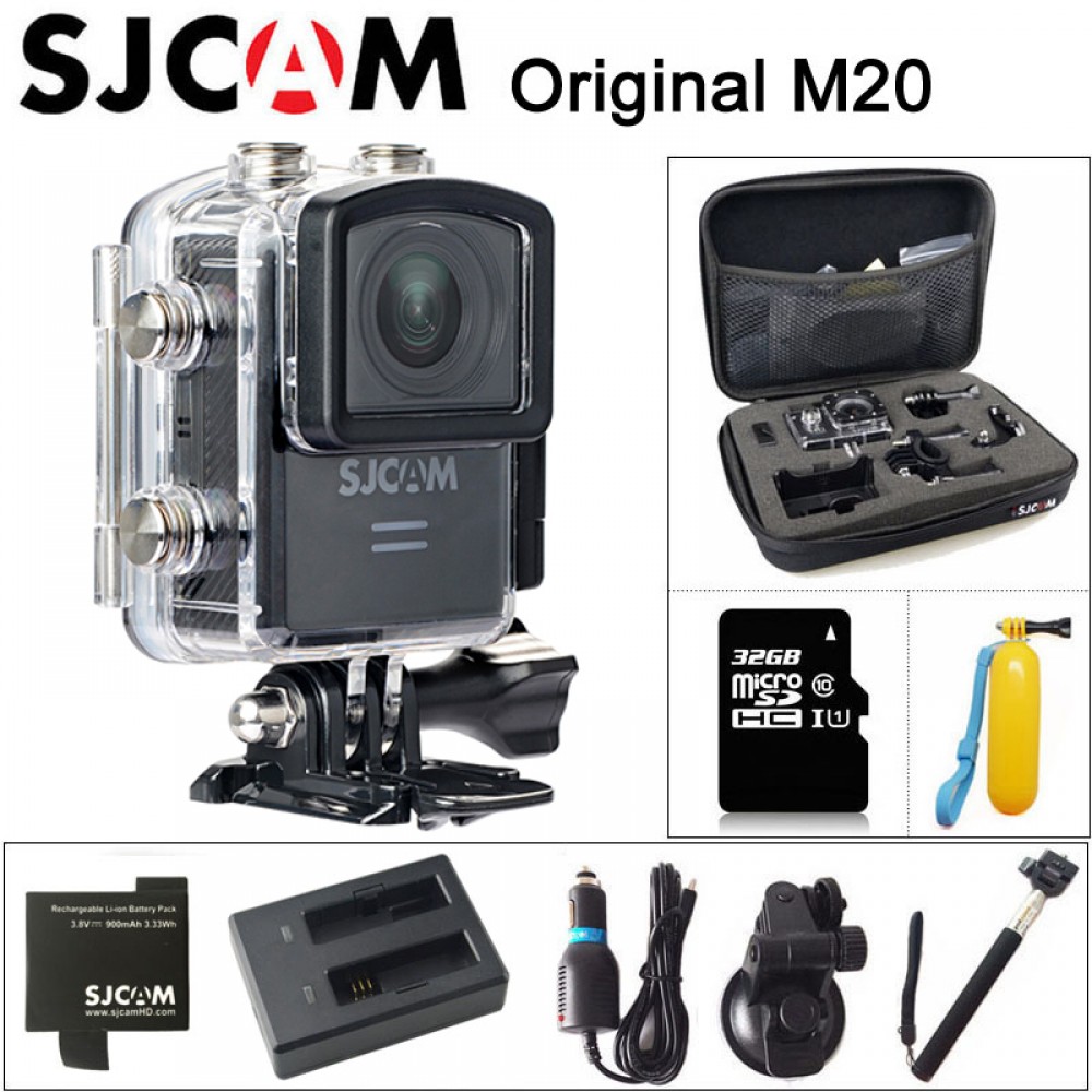 Original SJCAM M20 Sport Action Camera 4K Wifi SJ Cam Underwater Gyro Mini Camcorder 2160P HD 16MP With RAW Format Waterproof DV