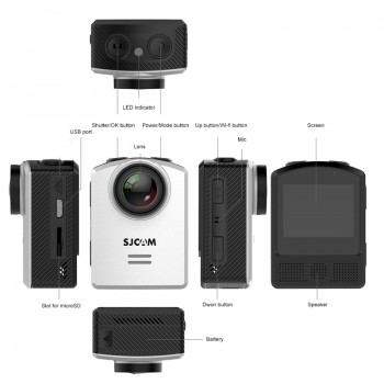 Original SJCAM M20 Sport Action Camera 4K Wifi SJ Cam Underwater Gyro Mini Camcorder 2160P HD 16MP With RAW Format Waterproof DV