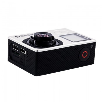 GoPro Hero4 Black Sports Camera Bare Machine with Custom 4.35mm 10MP 72 Degree Non Distortion Lens Modified Lens Newly Coming