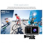 new Mstar N800-R HD 4k 2.4G Remote Wifi 170 degree wide angle Compatible external microphone waterproof 30M Sport Action camera