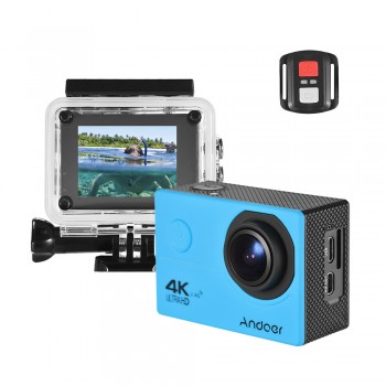 Andoer WiFi Action Camera 4k Camera Sport Waterproof Aksiyon Kamera 1080P Full HD Video Action Cam 16MP amp; 170 Degree Wide Angle