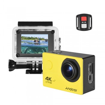 Andoer WiFi Action Camera 4k Camera Sport Waterproof Aksiyon Kamera 1080P Full HD Video Action Cam 16MP amp; 170 Degree Wide Angle
